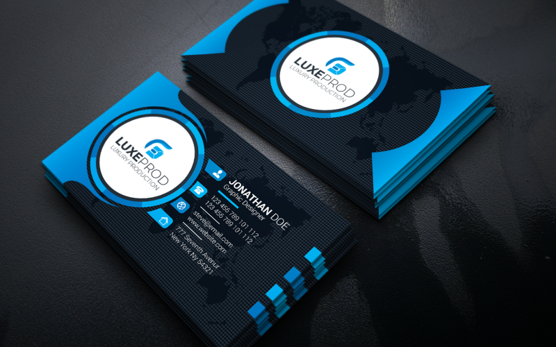 Download Фирменный стиль "Block Color Business Card - Corporate Identity Template" / Block Color Business Card - Corporate Identity Template - Фирменный стиль на тему графика black,blue,bundle,business,card,clean,cmyk,color,company,corporate,creative,design,green,horizontal,modern,personal,print,ready,professional,psd
