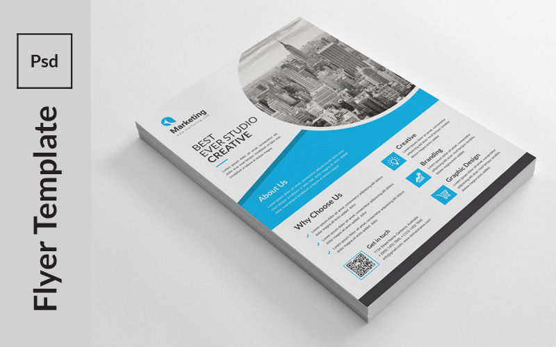 Download Фирменный стиль "Clean Flyer - Corporate Identity Template" / Clean Flyer - Corporate Identity Template - Фирменный стиль на тему графика a4,advertisement,advertising,agency,business,flyer,clean,company,consultant,corporate,creative,design,handout,leaflet,magazine,marketing,modern,multipurpose,newspaper,pamphlet