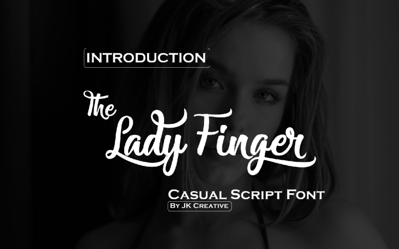 Lady Finger - Casual Cursive Font