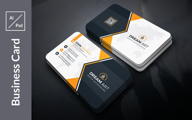 Modern Style Business Card - Corporate Identity Template