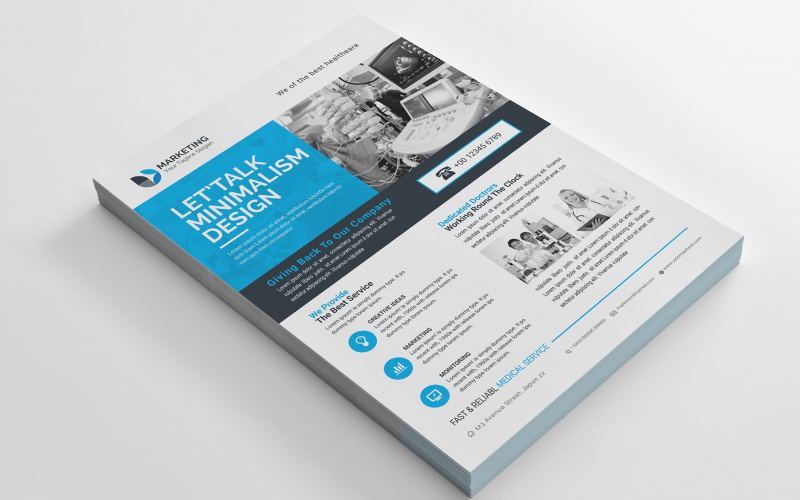 Download Фирменный стиль "Blue Color Business Flyer - Corporate Identity Template" / Blue Color Business Flyer - Corporate Identity Template - Фирменный стиль на тему графика fyer,corporate,flyer,artistic,blue,building,computer,graph,graphic,green,hi-quality,id,kit,internet,logo,modern,multimedia,official,photo,play