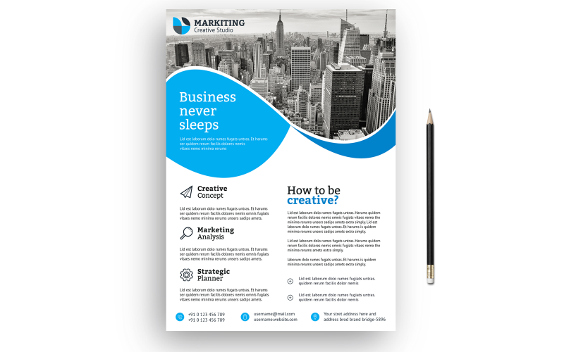 Download Фирменный стиль "Creative Business Flyer - Corporate Identity Template" / Creative Business Flyer - Corporate Identity Template - Фирменный стиль на тему графика fyer,corporate,flyer,artistic,blue,building,computer,graph,graphic,green,hi-quality,id,kit,internet,logo,modern,multimedia,official,photo,play