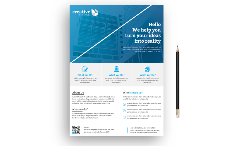 Reality Business Flyer - Corporate Identity-sjabloon