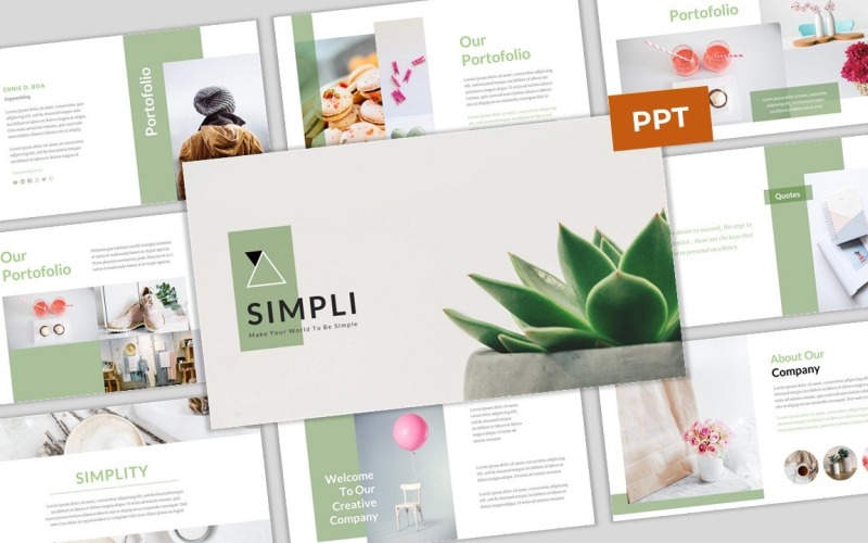 Simpli - 简单和现代商业的PowerPoint模板