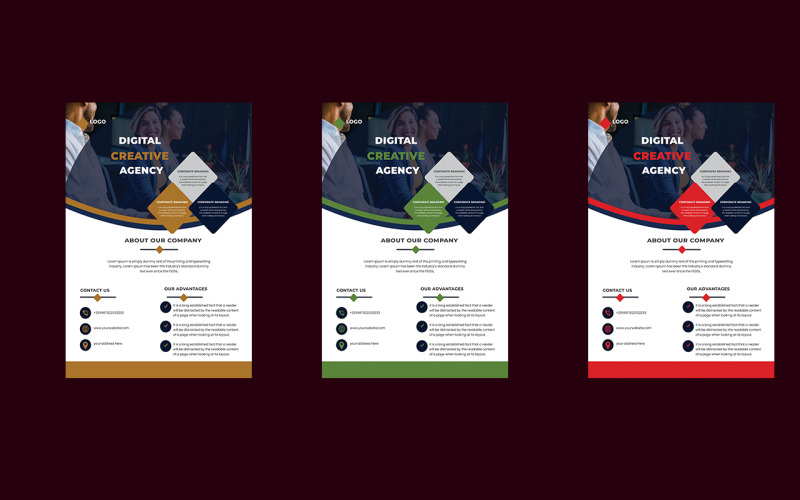 Download Фирменный стиль "Flyer - Corporate Identity Template" / Flyer - Corporate Identity Template - Фирменный стиль на тему графика a4,advertisement,advertising,agency,business,flyer,clean,company,corporate,creative,design,bundle,handout,leaflet,magazine,marketing,modern,multipurpose,newspaper,pamphlet