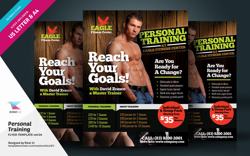 Download Фирменный стиль "Personal Training Flyer - Corporate Identity Template" / Personal Training Flyer - Corporate Identity Template - Фирменный стиль на тему графика ad,body,building,fitness,flyer,gym,instructor,lifting,weight,magazine,muscles,pamphlet,personal,poster,sport,train,trainer,training,workout