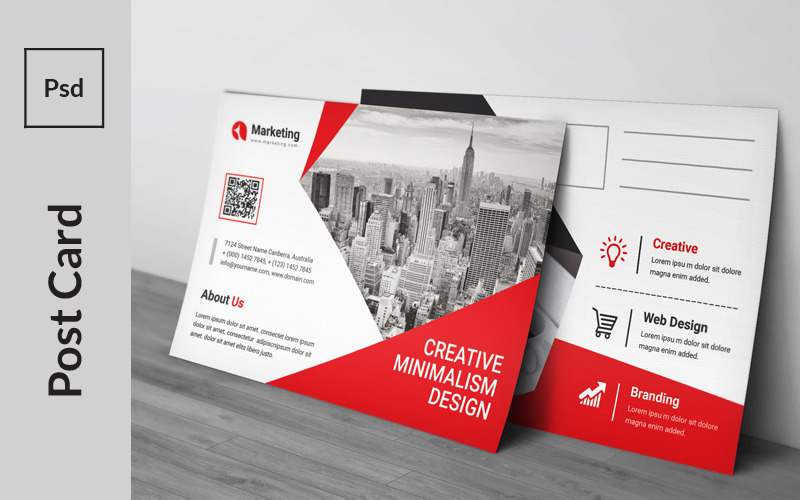 Download Фирменный стиль "Modern Art Postcard - Corporate Identity Template" / Modern Art Postcard - Corporate Identity Template - Фирменный стиль на тему графика ad,advert,advertisement,bundle,business,card,clean,colorful,colors,concept,conceptual,corporate,design,double,sided,flexible,light,mailer,media,multipurpose