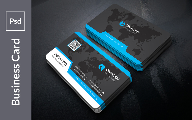 Download Фирменный стиль "Modern Dark Business Card - Corporate Identity Template" / Modern Dark Business Card - Corporate Identity Template - Фирменный стиль на тему графика abstract,art,artistic,blue,building,computer,corporate,graph,graphic,green,hi-quality,id,kit,internet,logo,modern,multimedia,official,photo,play