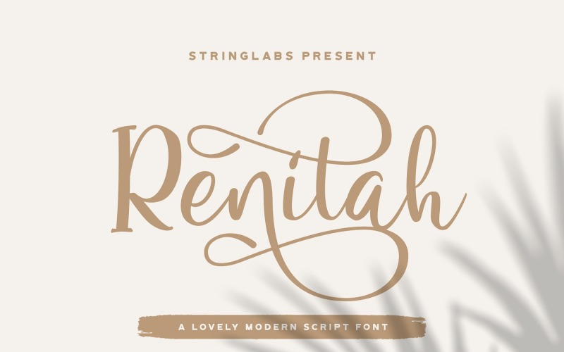 Download Шрифт "Renitah - Lovely Cursive Font" / Renitah - Lovely Cursive Font - Шрифт на тему графика calligraphy,handlettering,handwritten,logotype,signature,luxury,modern,feminime,classy,stylish,casual,handdrawn,elegant,ligature,whimsical