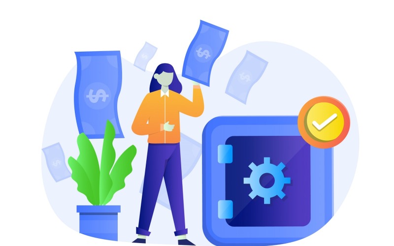 Download Vector "Insurance Flat Design Illustration - Vector Image" / Insurance Flat Design Illustration - Vector Image - Vector на тему графика illustration,vector,flat,insurance,care,health,business,security,protection,life,safety,finance,family,property,medical