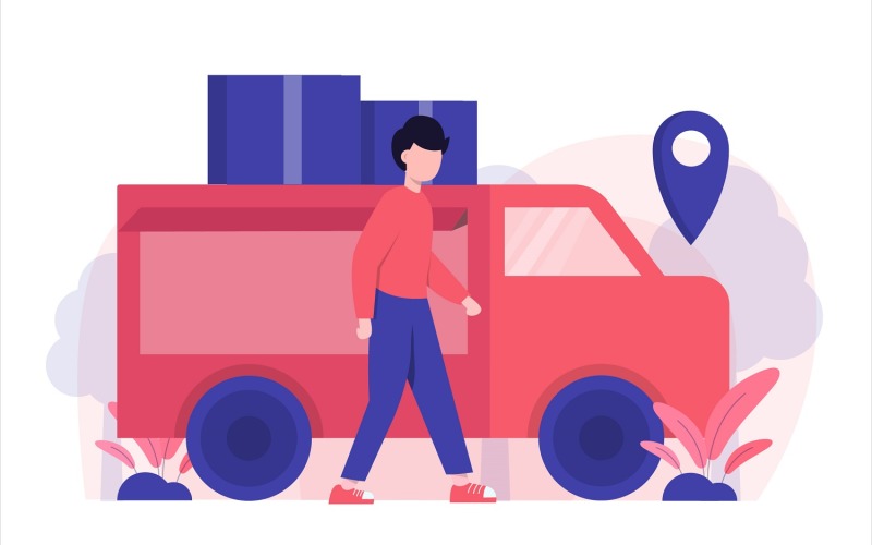 Download Vector "Traveling Flat Design Illustration - Vector Image" / Traveling Flat Design Illustration - Vector Image - Vector на тему графика illustration,vector,flat,adventure,travel,trip,holiday,vacation,tourist,journey,traveler,transport,voyage,backpacker,tourism