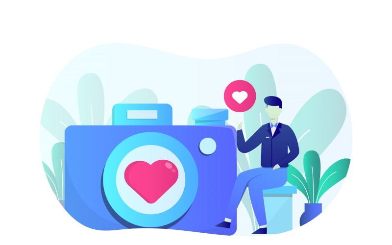 Download Vector "Wedding Photography Flat Design - Vector Image" / Wedding Photography Flat Design - Vector Image - Vector на тему графика illustration,vector,flat,wedding,celebration,love,invitation,party,bride,vintage,couple,ceremony,marriage,day,romantic