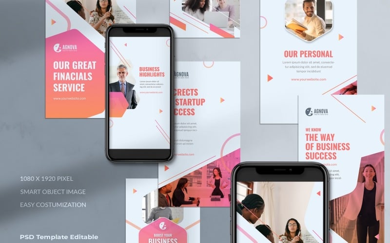 Download Шаблон для соцсетей "Finance Instagram Stories Template for Social Media" / Finance Instagram Stories Template for Social Media - Шаблон для соцсетей на тему графика instagram,story,igstories,stories,business,finance,bank,financial,investment,money,economy,payment,market,management,accounting