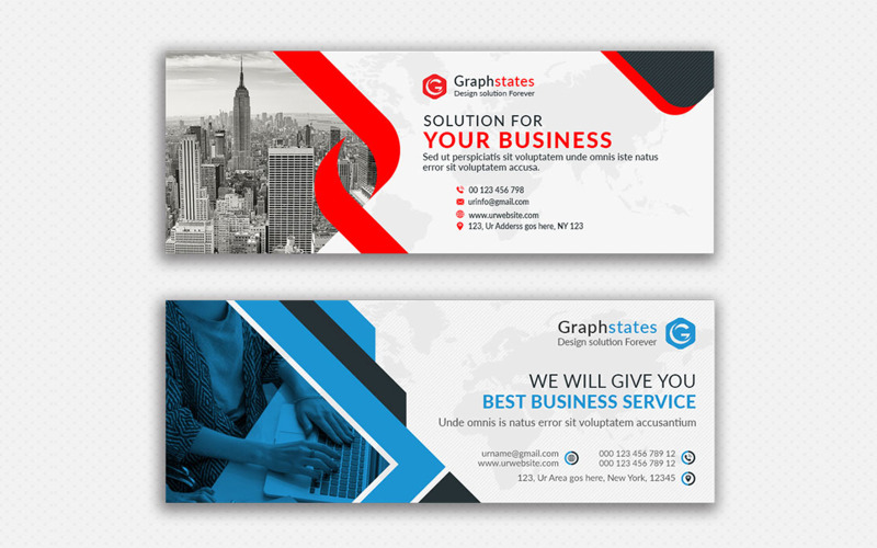 Download Шаблон для соцсетей "2 in 1 Facebook Cover Photo Social Media Template" / 2 in 1 Facebook Cover Photo Social Media Template - Шаблон для соцсетей на тему графика facebook,cover,photo,fb,fbcover,psd,2concept,green,blue,onange,red,social,socialmedia,flyer,851x315,ai,brochure,trifold,rollup,banner