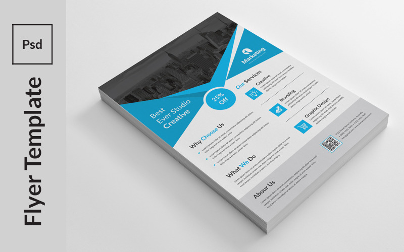 Download Фирменный стиль "Abustract Business Flyer - Corporate Identity Template" / Abustract Business Flyer - Corporate Identity Template - Фирменный стиль на тему графика a4,advertisement,advertising,agency,business,flyer,clean,company,consultant,corporate,creative,design,handout,leaflet,magazine,marketing,modern,multipurpose,newspaper,pamphlet