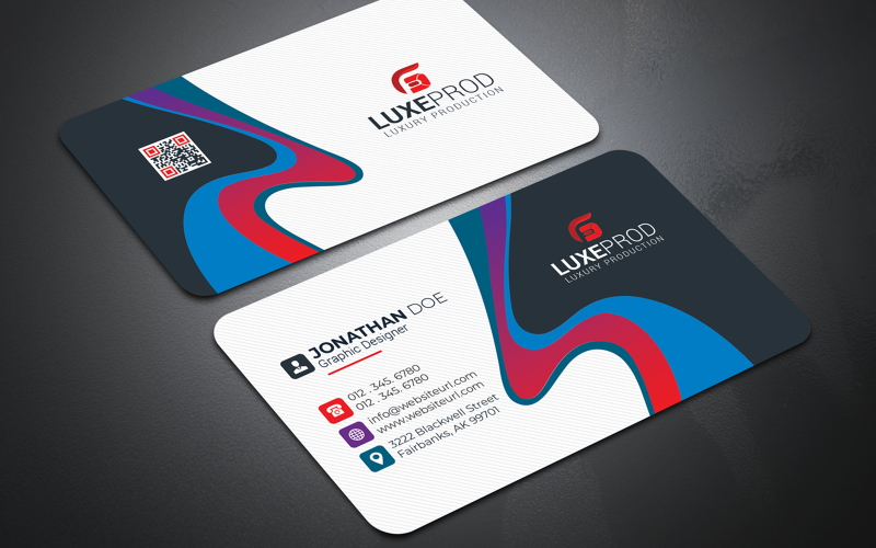 Download Фирменный стиль "Colorful Business Card - Corporate Identity Template" / Colorful Business Card - Corporate Identity Template - Фирменный стиль на тему графика black,blue,bundle,business,card,clean,cmyk,color,company,corporate,creative,design,green,horizontal,modern,personal,print,ready,professional,psd