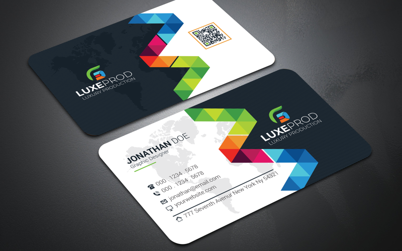 Download Фирменный стиль "Colorful Business Card - Corporate Identity Template" / Colorful Business Card - Corporate Identity Template - Фирменный стиль на тему графика black,blue,bundle,business,card,clean,cmyk,color,company,corporate,creative,design,green,horizontal,modern,personal,print,ready,professional,psd