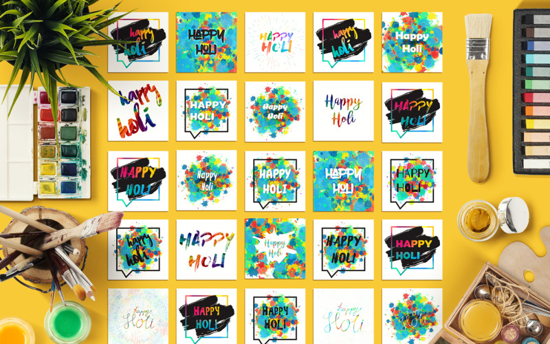 Download Фирменный стиль "Happy Holi - Corporate Identity Template" / Happy Holi - Corporate Identity Template - Фирменный стиль на тему графика lettering,paint,card,poster,greeting,party,vector,color,happy,rainbow,holiday,festival,liquid,creative,faith,religious,colorful,event,background,print,banner,spray,carnival,celebration,splash