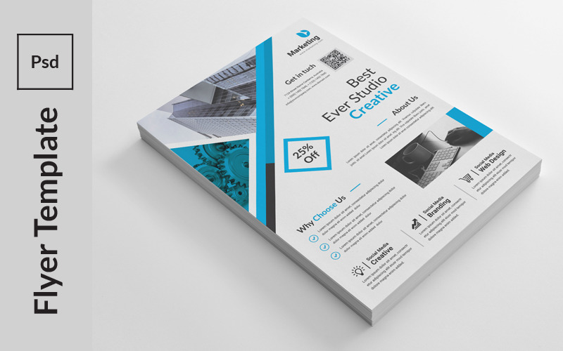 Download Фирменный стиль "Modern Light Flyer - Corporate Identity Template" / Modern Light Flyer - Corporate Identity Template - Фирменный стиль на тему графика a4,advertisement,advertising,agency,business,flyer,clean,company,consultant,corporate,creative,design,handout,leaflet,magazine,marketing,modern,multipurpose,newspaper,pamphlet