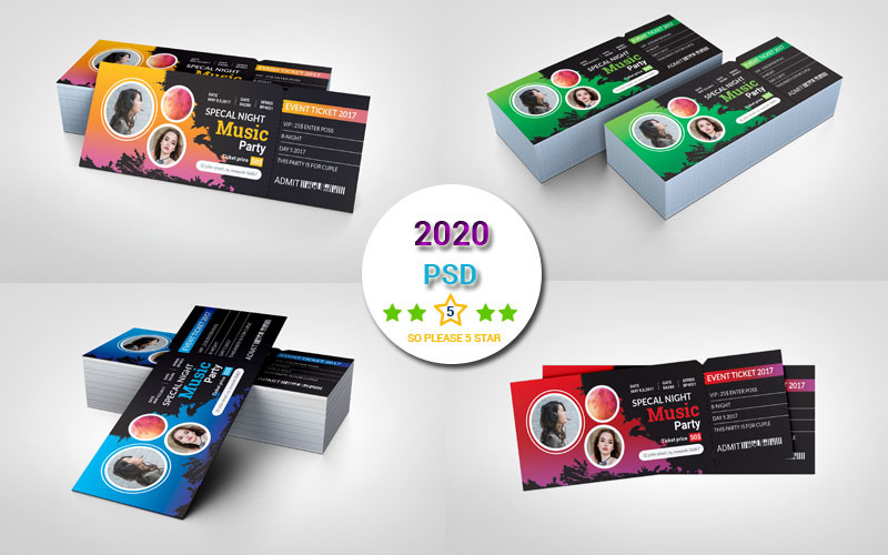 Download Фирменный стиль "Orange Color Event Ticket - Corporate Identity Template" / Orange Color Event Ticket - Corporate Identity Template - Фирменный стиль на тему графика ticket,event,liflet,computer,internet,stationery,poster,id,kit,blue,hi-quality,official,symple,business,logo,professional,modern,art,standard,creative