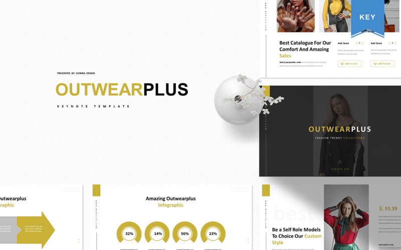 Outwearplus - Keynote-sjabloon