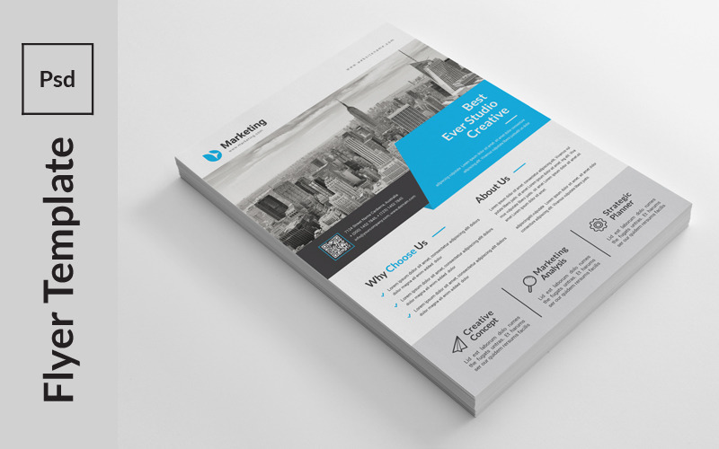 Download Фирменный стиль "Business Flyer - Corporate Identity Template" / Business Flyer - Corporate Identity Template - Фирменный стиль на тему графика a4,advertisement,advertising,agency,business,flyer,clean,company,consultant,corporate,creative,design,handout,leaflet,magazine,marketing,modern,multipurpose,newspaper,pamphlet