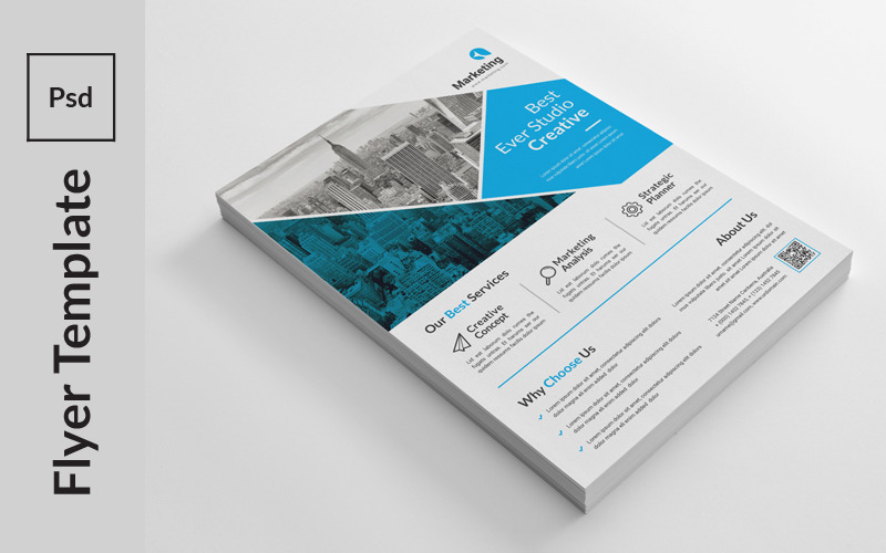 Download Фирменный стиль "Business Flyer - Corporate Identity Template" / Business Flyer - Corporate Identity Template - Фирменный стиль на тему графика a4,advertisement,advertising,agency,business,flyer,clean,company,consultant,corporate,creative,design,handout,leaflet,magazine,marketing,modern,multipurpose,newspaper,pamphlet