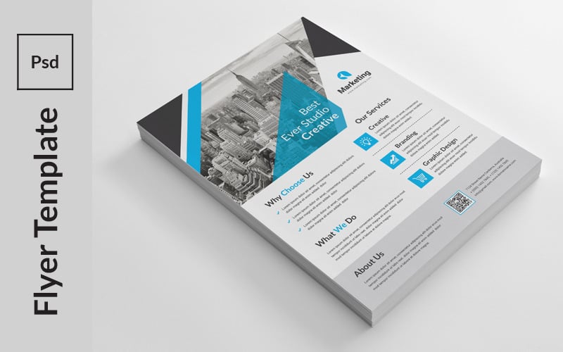 Business Handout Flyer - Corporate Identity Template