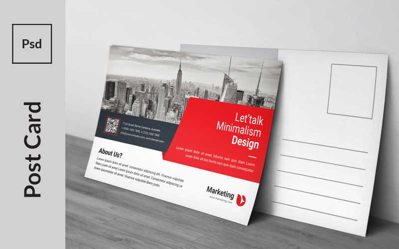 Download Фирменный стиль "Business Postcard - Corporate Identity Template" / Business Postcard - Corporate Identity Template - Фирменный стиль на тему графика ad,advert,advertisement,bundle,business,card,clean,colorful,colors,concept,conceptual,corporate,design,double,sided,flexible,light,mailer,media,multipurpose