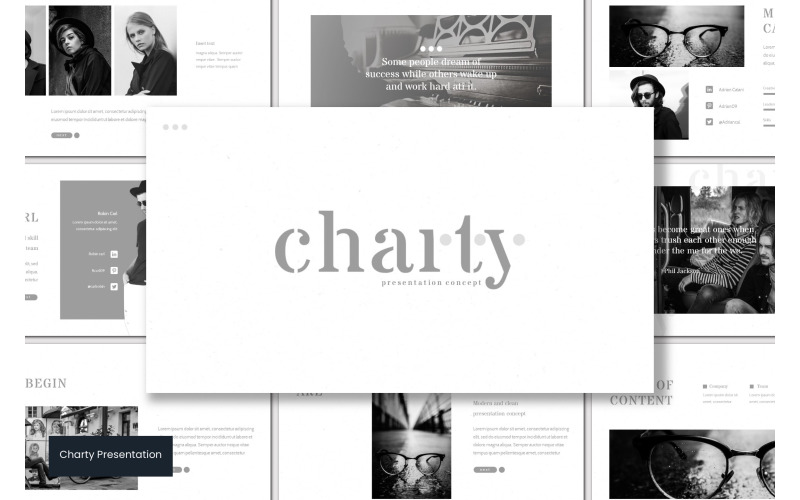 Charty PowerPoint template