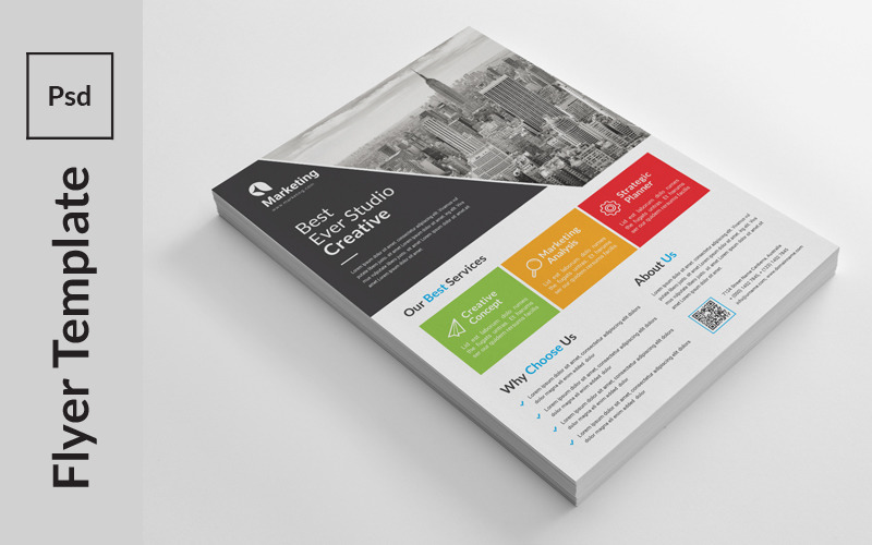 Download Фирменный стиль "Creative Mix Flyer - Corporate Identity Template" / Creative Mix Flyer - Corporate Identity Template - Фирменный стиль на тему графика a4,advertisement,advertising,agency,business,flyer,clean,company,consultant,corporate,creative,design,handout,leaflet,magazine,marketing,modern,multipurpose,newspaper,pamphlet
