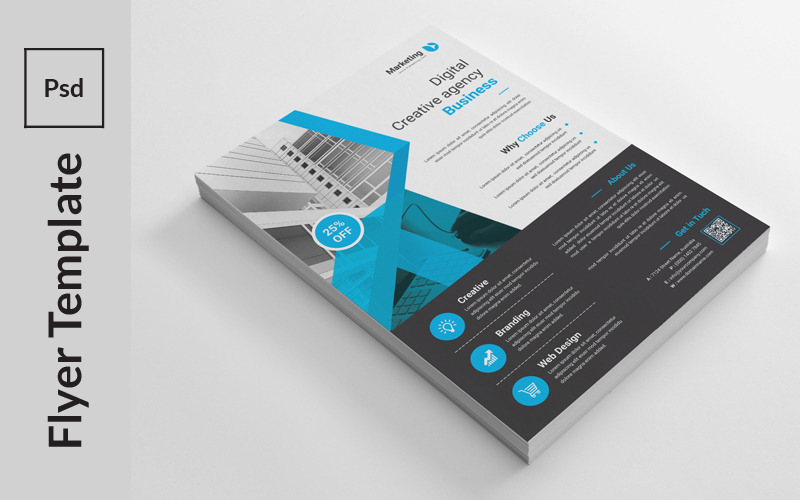 Download Фирменный стиль "Modern shape Art Flyer - Corporate Identity Template" / Modern shape Art Flyer - Corporate Identity Template - Фирменный стиль на тему графика a4,advertisement,advertising,agency,business,flyer,clean,company,consultant,corporate,creative,design,handout,leaflet,magazine,marketing,modern,multipurpose,newspaper,pamphlet