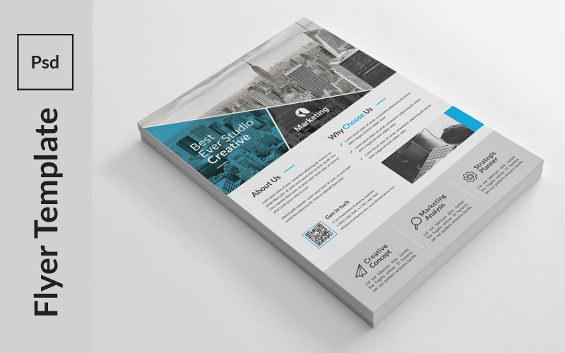Download Фирменный стиль "Simple Handout Flyer - Corporate Identity Template" / Simple Handout Flyer - Corporate Identity Template - Фирменный стиль на тему графика a4,advertisement,advertising,agency,business,flyer,clean,company,consultant,corporate,creative,design,handout,leaflet,magazine,marketing,modern,multipurpose,newspaper,pamphlet