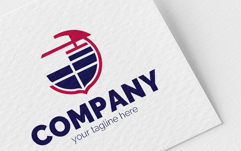 Download Шаблон логотипа "Construction Crane - Coat of Arms Logo Template" / Construction Crane - Coat of Arms Logo Template - Шаблон логотипа на тему графика coat,of,arms,construction,crane,road,city,houses,infrastructure,repair,works,urban,building,materials,sign,minimalism,one,color,two,colors