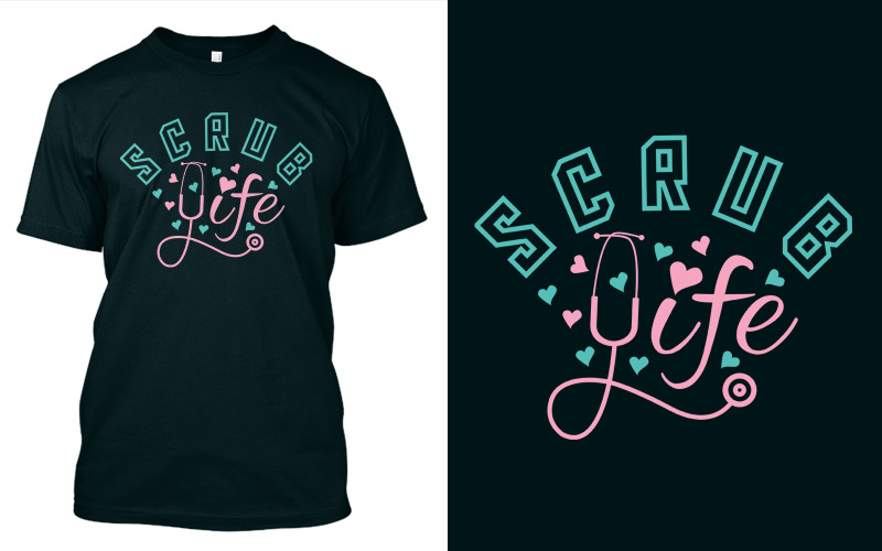 Scrub Life - Tişört Tasarımı