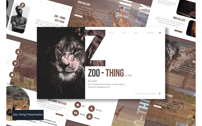 Zoothing PowerPoint template