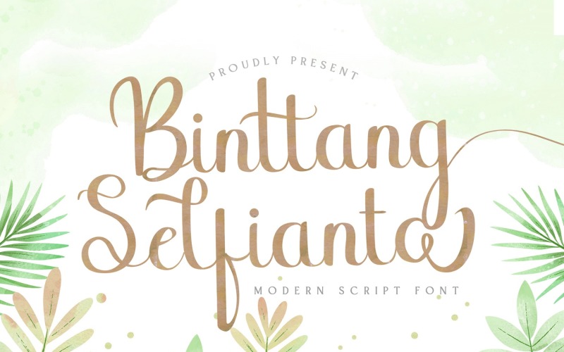 Binttang Selfianto-现代草书字体