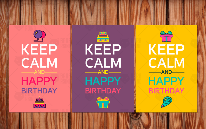 Download Фирменный стиль "Keep Calm And Happy Birthday - Corporate Identity Template" / Keep Calm And Happy Birthday - Corporate Identity Template - Фирменный стиль на тему графика font,fun,invitation,card,type,typography,vintage,illustration,label,poster,design,template,sign,retro,greeting,decorative,party,postcard,vector,love,text,art,happy,holiday,festival,flat,color