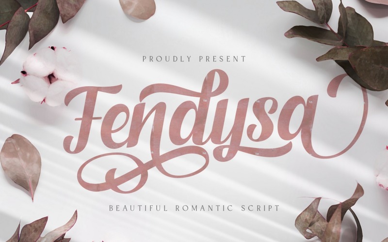 Download Шрифт "Fendysa - Beautiful Romantic Calligraphy Cursive Font" / Fendysa - Beautiful Romantic Calligraphy Cursive Font - Шрифт на тему графика calligraphy,handlettering,handwritten,logotype,signature,luxury,modern,feminime,classy,stylish,casual,handdrawn,elegant,ligature,whimsical