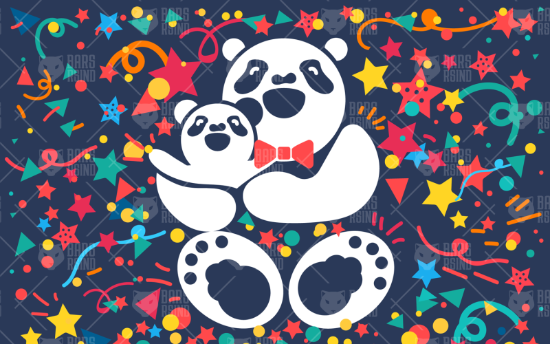 Download Фирменный стиль "Happy Bear Father - Corporate Identity Template" / Happy Bear Father - Corporate Identity Template - Фирменный стиль на тему графика lettering,fun,invitation,card,typography,vintage,illustration,poster,design,template,sign,retro,cute,greeting,party,vector,love,happy,holiday,style,flat,creative,child,decoration,background,b