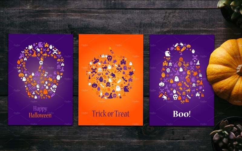 Download Фирменный стиль "Happy Halloween Silhouette Banners - Corporate Identity Template" / Happy Halloween Silhouette Banners - Corporate Identity Template - Фирменный стиль на тему графика fun,invitation,card,typography,vintage,illustration,label,poster,design,template,sign,web,party,postcard,fall,autumn,vector,fabric,text,art,collection,comic,sale,happy,brochure,flyer,holiday,