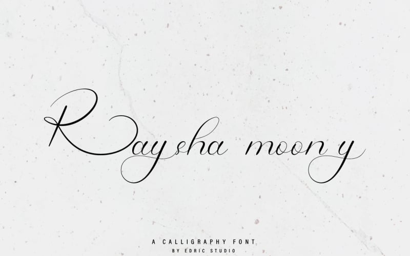 Місячний шрифт Raysha