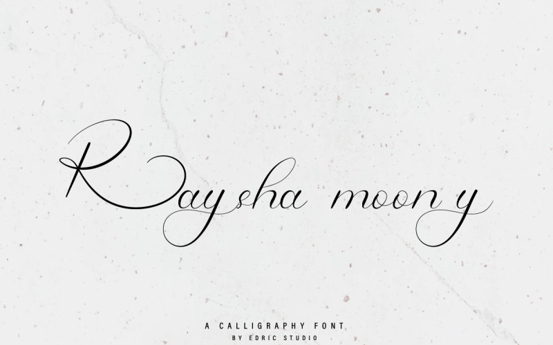 Raysha Moonly Font