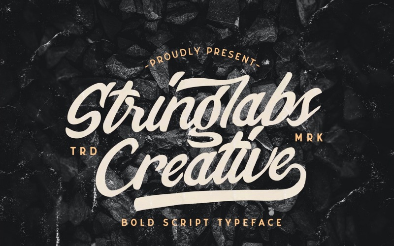 Stringlabs Creative-粗体草书字体