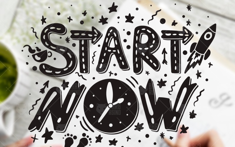 Download Фирменный стиль "Inspirational Slogan - Start Now - Corporate Identity Template" / Inspirational Slogan - Start Now - Corporate Identity Template - Фирменный стиль на тему графика calligraphy,card,typography,vintage,illustration,label,poster,design,sign,retro,quote,web,coffee,overlay,typographic,trendy,vector,text,sport,motivational,rainbow,flat,creative,business,decor