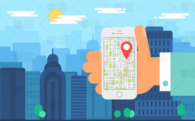 Download Фирменный стиль "Mobile City Navigation - Corporate Identity Template" / Mobile City Navigation - Corporate Identity Template - Фирменный стиль на тему графика modern,illustration,design,sign,web,vector,marker,hand,travel,mobile,map,app,business,technology,city,town,building,urban,search,smartphone,phone,background,digital,pin,navigation,icon,banner