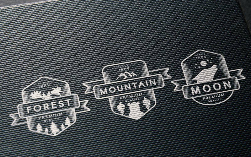 Download Фирменный стиль "3 Vintage Wild & Free Badges - Corporate Identity Template" / 3 Vintage Wild & Free Badges - Corporate Identity Template - Фирменный стиль на тему графика branding,typography,vintage,logo,illustration,label,template,retro,nature,vector,logotype,text,clipart,moon,stars,travel,pack,quality,badge,tree,forest,background,black,white,vacation,camping