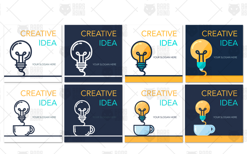 Download Фирменный стиль "Creative Idea Banners - Corporate Identity Template" / Creative Idea Banners - Corporate Identity Template - Фирменный стиль на тему графика logo,illustration,design,template,sign,retro,web,coffee,heart,trendy,vector,brand,logotype,art,company,badge,restaurant,flat,liquid,creative,app,business,cafe,technology,light,lifestyle,energ
