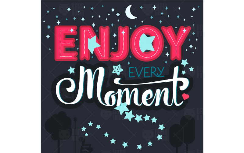 Download Фирменный стиль "Enjoy Every Moment - Corporate Identity Template" / Enjoy Every Moment - Corporate Identity Template - Фирменный стиль на тему графика calligraphy,lettering,script,card,typography,vintage,hipster,label,poster,t-shirt,retro,quote,handwritten,ink,typographic,postcard,vector,advertising,text,calligraphic,drawn,tattoo,motivation