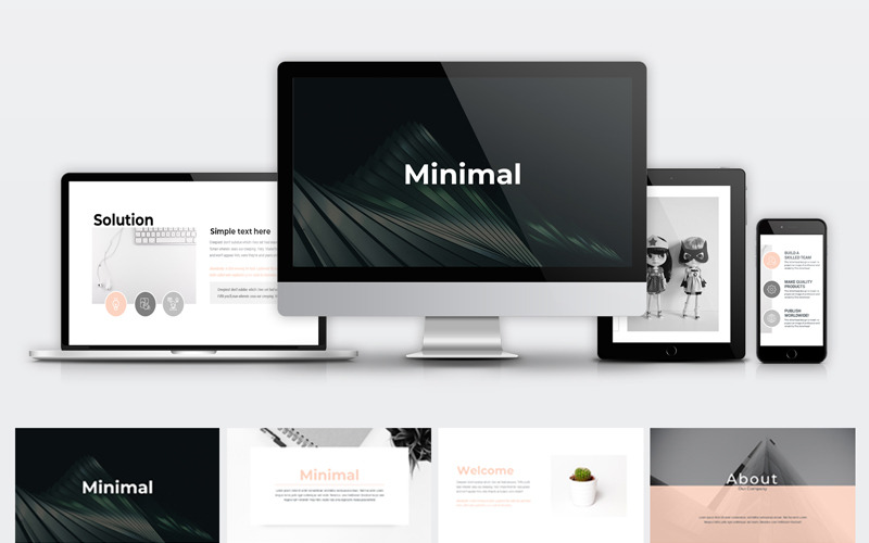 Minimale Google-dia's